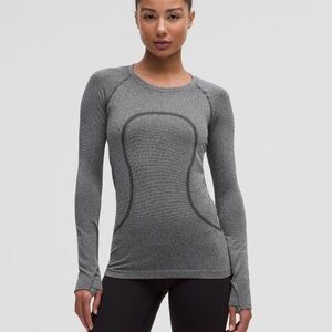 lululemon athletica Gray Long Sleeve Top